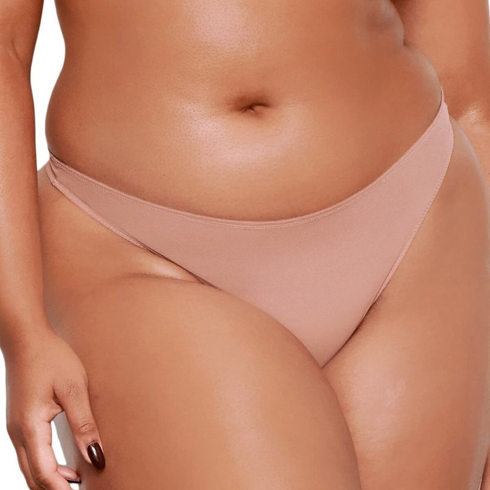 SKIM BUILT - UP MESH THONG